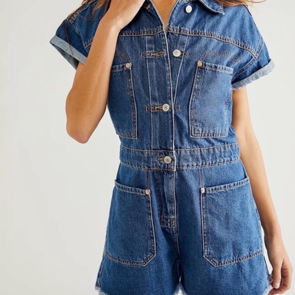 NWT We The Free denim romper